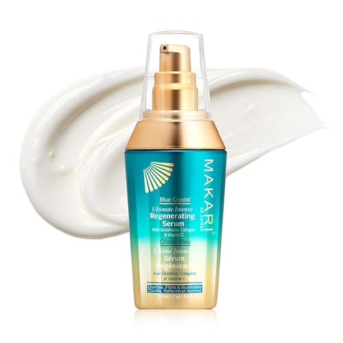 Makari Ultimate Intense Blue Crystal Regenerating Serum (50 ml) | Hydrating & Brightening-Inspired Serum for Face & Body | Skin Care with Glutathione, Collagen & Vitamin C