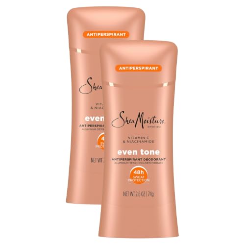 SheaMoisture Antiperspirant Deodorant Stick Pack of 4 2.6 oz - Vitamin C & Niacinamide