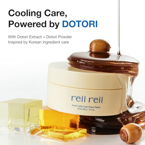 Acorn Jelly CoolDown Patch – Vegan Hydrogel Patches with Dotori Extract & Glacier Water for Instant Cooling & Soothing