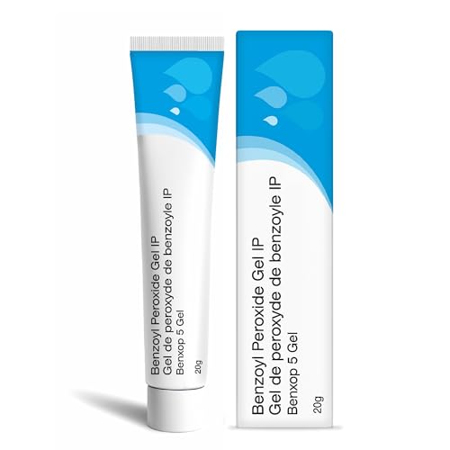 SALVE Benxop 5% Benzoyl Peroxide Gel (20 g / 0.70 oz) - Topical Skincare Gel for Oil-Prone and Congested Skin