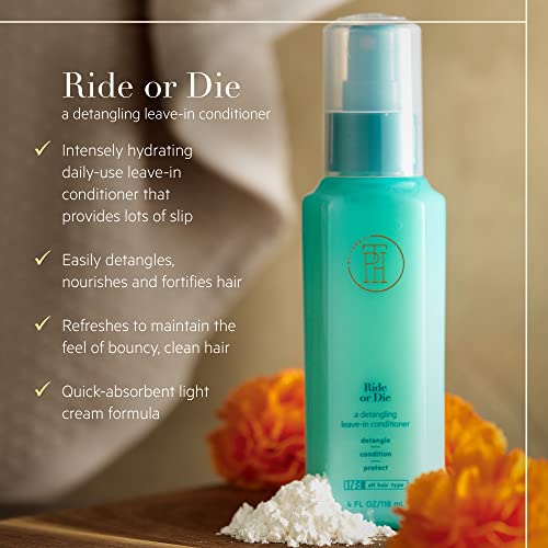 Ride or Die Detangling Leave-In Conditioner 4oz Pack of 2 - Hydrating & Cruelty-Free