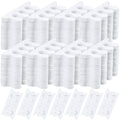 White Toe Separators 500 Pcs Bulk for Pedicure and Nail Care - Mumufy