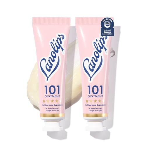 Multipurpose Lip & Skin Healing Ointment Duo 0.52 oz - Natural Lanolin Balm