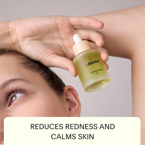 Leaf Shave Calming Serum with Reusable Dropper - 1 fl oz, Post-Shave & Skin Care