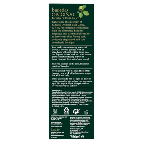 Bath Gel 750ml - Moisturizing Bath & Body Additive for Relaxing Spa Experience
