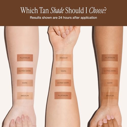 Loving Tan Platinum Self Tanning Mousse - Dark, 3.3 Fl Oz, Streak-Free, Natural Look, Professional Quality - Variation of THIS listing
