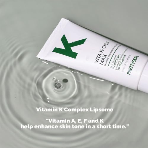 PRETTYSKIN CICA Exosome Soothing Cream with 75% Centella Asiatica Extract, Vitamin K Complex, and Hyaluronic Acid ? Gentle Hydration for Sensitive Skin (2.02 fl oz)