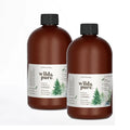 Wild & Pure EWG Verified Natural Body Wash Refill 18oz Pack of 2 – Refillable, Plant-Based Skincare for Face & Body
