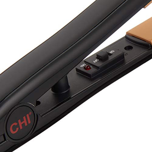 CHI Tourmaline Ceramic Mini Flat Iron 0.75" Black Hair Straightener