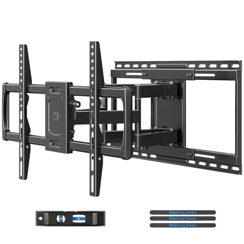 Mounting Dream Sliding Full Motion TV Wall Mount for 42-86 Inch TVs, Max 132lbs, Includes Sliding & Tilt Features