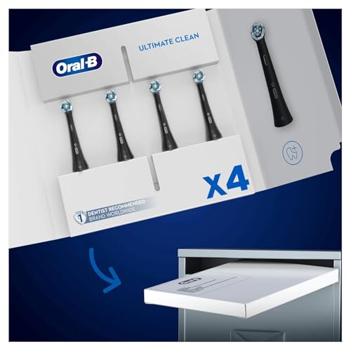 Oral-B iO Ultimate Clean Replacement Toothbrush Heads 8 Pack - Deep Plaque Removal
