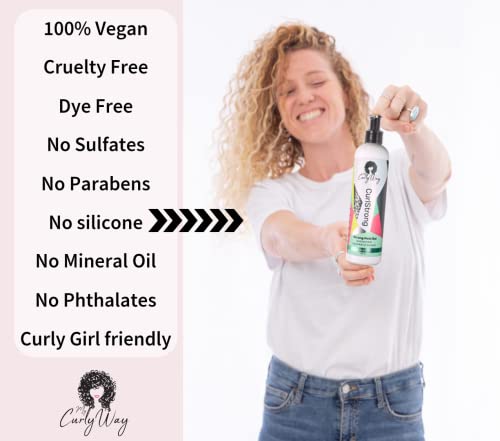 Strong Hold Curl Gel for Waves and Coils - Vegan, Humidity Resistant 10 oz