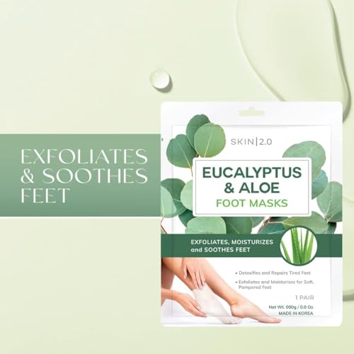 Exfoliating Foot Mask Variety Pack ? Dermatologist Tested, Korean Skin Care ? Hydrates Dry Feet, Softens Rough Areas & Refreshes Tired Steps ? Vegan, Cruelty Free, Clean Beauty ? 12 Pairs
