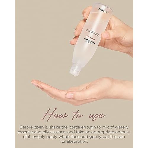 Onestep Facial Essence - Bi-Phase Hydrating Korean Toner with Birch Sap and Probiotics - Water and Oil Essence, 3.9 fl.oz.