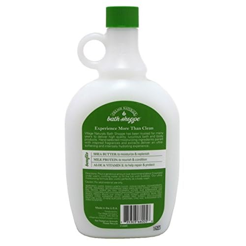 Village Naturals Bath Milk Bath Ultra-Moist White Tea & Jasmine 28 Ounce (828ml) (3 Pack)
