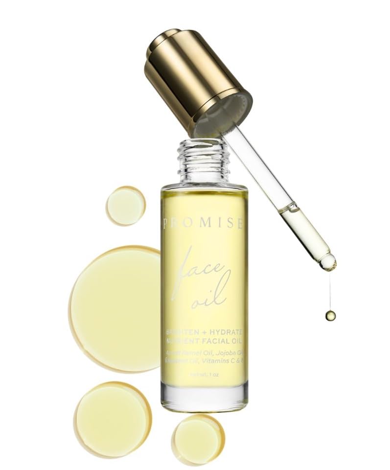 Face Oil Serum with Vitamin C & Apricot Oil - Brighten & Hydrate for Skin Care