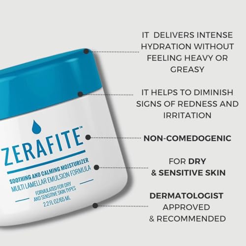 Soothing and Calming Moisturizing Essentials, Creamy Cleanser + Face Moisturizer For Dry and Sensitive Skin DUO