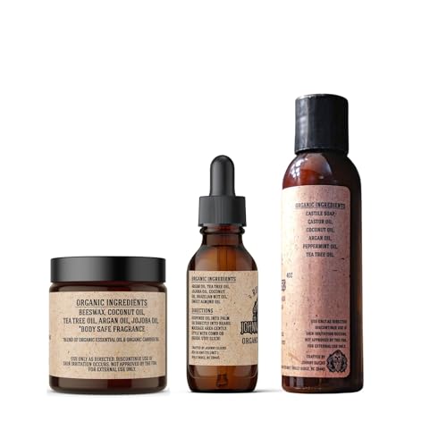 Johnny Slicks Thinning Hair Kit - Rugged Scent Organic Hair Care Set