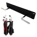 Wall Mount Golf Bag Storage Rack for 2 Golf Bags - Heavy Duty Steel, Rubber-Coated Hooks