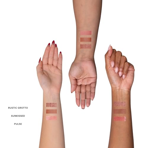 Nudestix Sunkissed Nudes Mini Kit ? 3-Piece Cream Blush, Bronzer & Glossy Lip Set for Cheeks, Eyes & Lips | Travel-Size, Multi-Use, Vegan Makeup for a Fresh Beachy Glow
