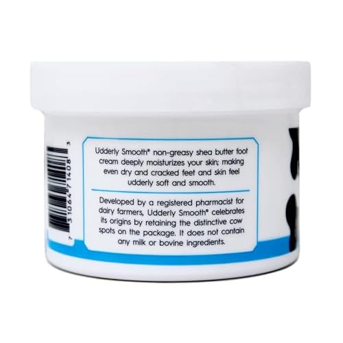 Udderly Smooth Foot Cream with Shea Butter 8 oz (Pack of 3)