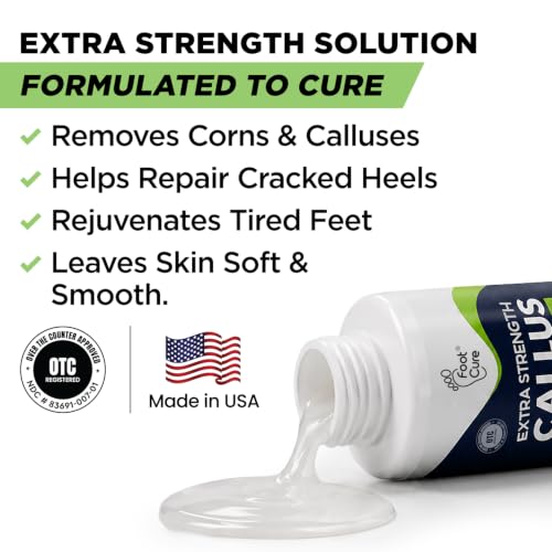 3in1 Tea Tree Callus Remover Gel & Epsom Salt Foot Soak for Dry Cracked Feet