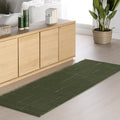 nuLOOM Kailani Green Geometric Washable Runner Rug 2'8" x 8' - Modern Home Decor
