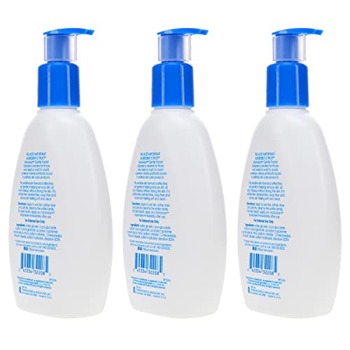 Vanicream Gentle Facial Cleanser Unscented 8 Fl Oz Pack of 3 - Sensitive Skin
