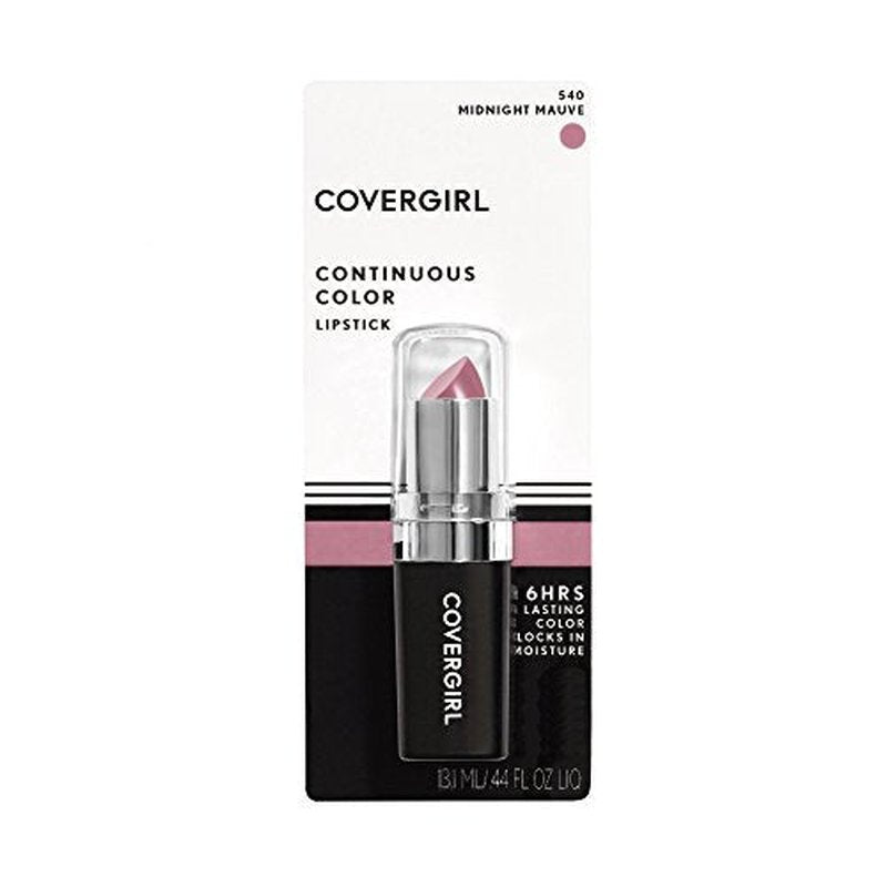 COVERGIRL Continuous Color Lipstick Midnight Mauve 540, .13 oz (packaging may vary) (Pack of 2)