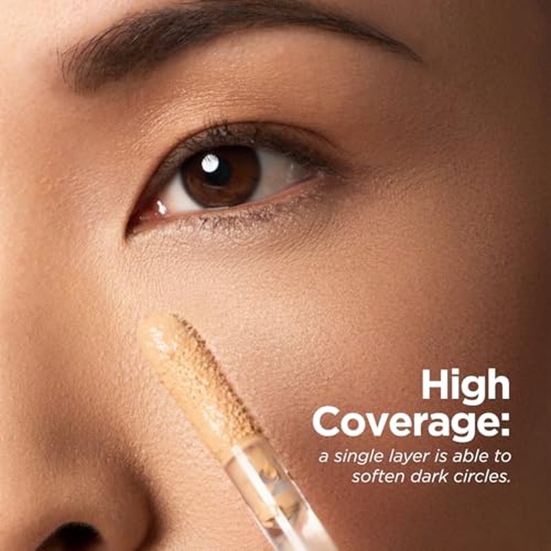Klasme Liquid Concealer | 6 Shades Available | Full Coverage for Dark Circles | Hydrating Matte Formula | Long-Wearing & Comfortable | 0.18 fl oz (C004)