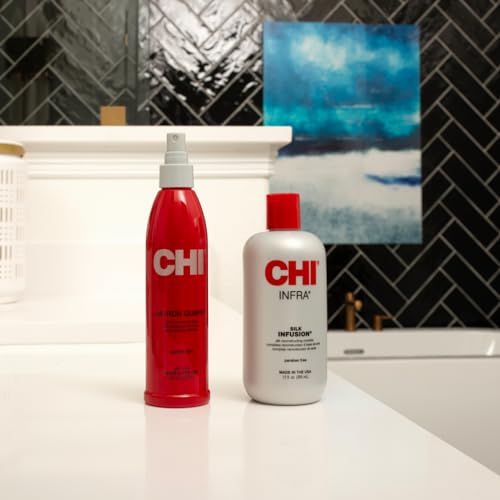 CHI Infra Silk Infusion 12 Oz - Reconstructing Leave-In Hair Treatment for Shine & Strength