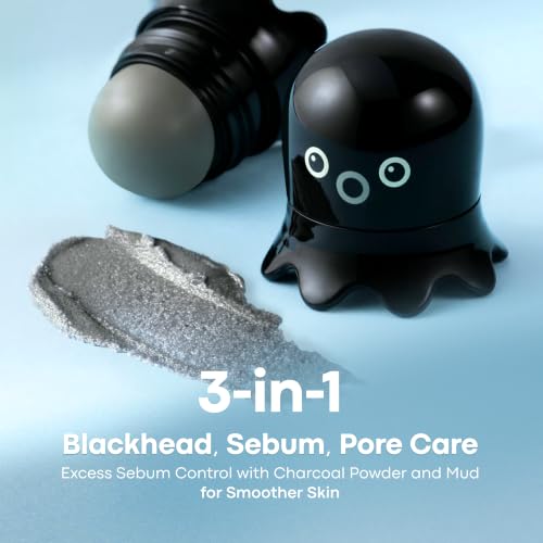 TonyMoly Tako Pore Blackhead Scrub Stick Duo - Deep Charcoal Exfoliator