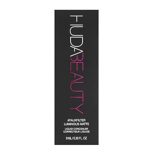 HUDA BEAUTY #FauxFilter Luminous Matte Buildable Coverage Crease Proof Concealer Vanilla Swirl 3.1 Beige