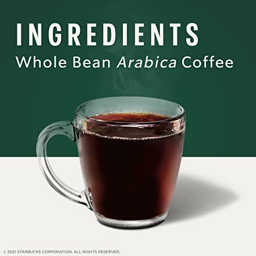 Starbucks Espresso Roast Whole Bean Coffee - Pack of 6 x 12 oz - Bold & Rich