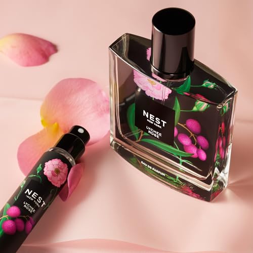 NEST New York Lychee Rose Eau de Parfum 0.27 Fl Oz - Vegan & Cruelty-Free