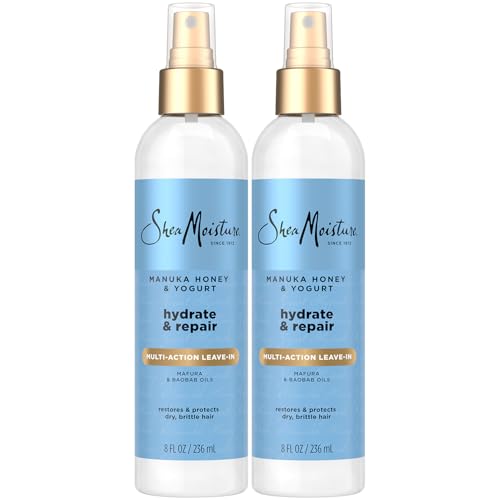 Shea Moisture Leave-In Conditioner Spray Set - Hydrate & Repair for Dry Hair