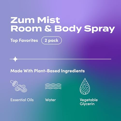 Indigo Wild Zum Mist Frankincense & Myrrh and Sea Salt Body & Room Spray 4oz (Pack of 2)