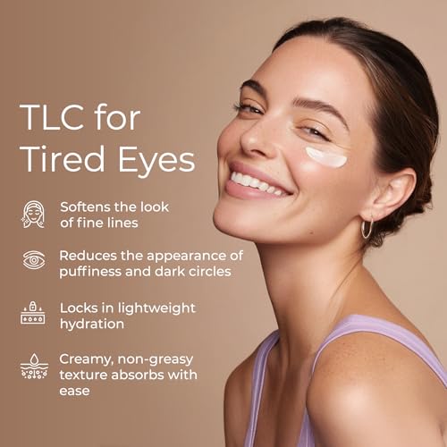 Tree to Tub Retinol Under Eye Cream for Dark Circles, Puffiness, Wrinkles, Bags Under Eyes - Sensitive Skin Night Eye Moisturizer for Women & Men w/Hyaluronic Acid, Organic Green Tea, Natural Ginseng
