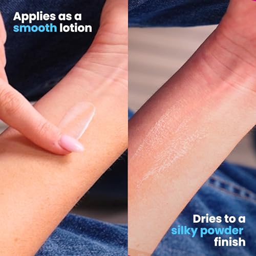 Super Fresh Body Powder Lotion 4oz Pack of 2 Talc-Free Anti-Chafing Moisturizer