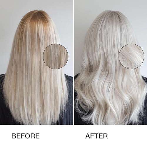GK HAIR Leave-In Bombshell Purple Cream 3.4 Fl Oz | Hair Conditioner & Toner for Blonde & Damaged Hair
