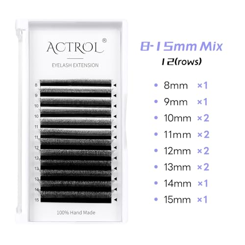 W Lash Extensions 5D Volume 0.07C Curl 8-15mm Mix Easy Fan W-shaped Eyelash Premades Cluster Black YY Lash