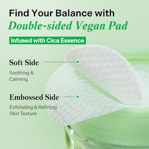 Torriden Balanceful Toner Pads with PHA & LHA for Sensitive & Oily Skin (60 Pads)