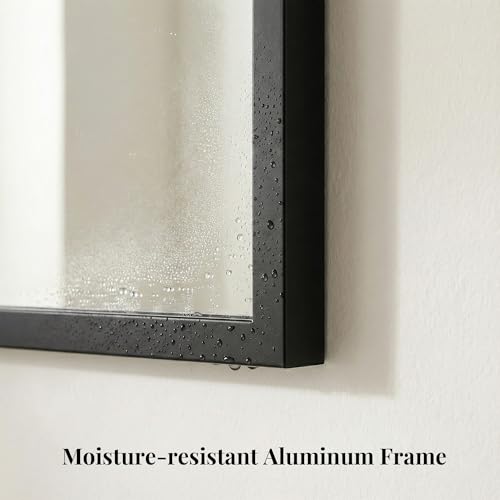 30x36 Inch Matte Black Rectangular Bathroom Vanity Mirror - Variation of THIS listing