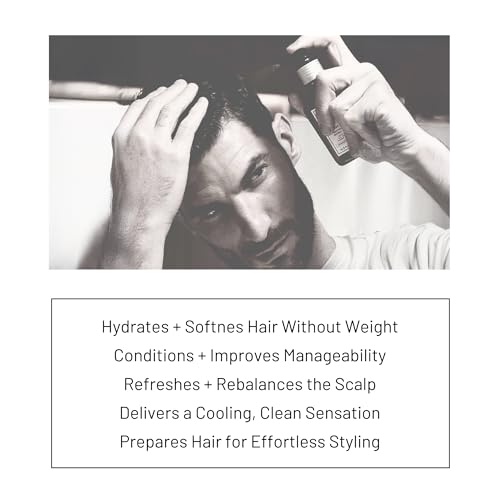 Hydrating Hair Conditioner for Men - Softens and Frizzes Control, 8.4 Fl Oz