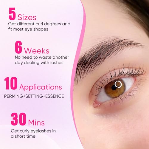 Lash Lift Kit - 30 Pcs Disposable Sachets for DIY Eyelash Perming - Fast & Long-Lasting Curl