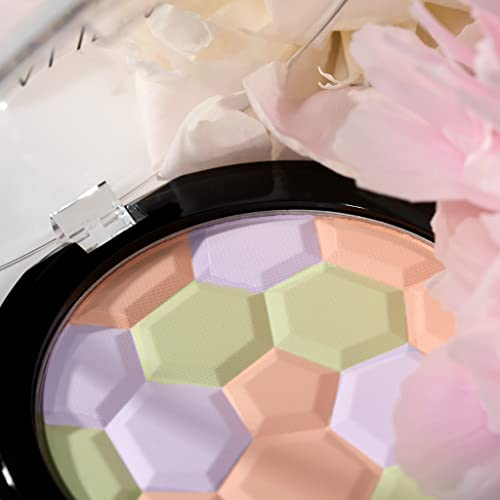 LAURA GELLER NEW YORK Filter Finish Pressed Radiant Setting Powder + Airbrush Round Kabuki Makeup Brush