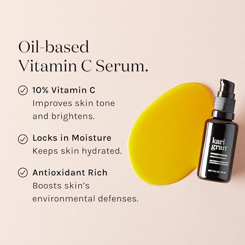 Vitamin C Serum Oil-Based 10% THDA Brightening Face Treatment - 1 fl oz