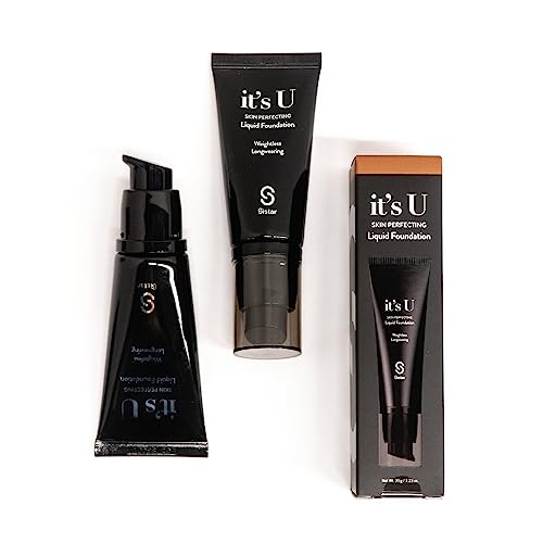 Sistar it's U Skin Perfecting Liquid Foundation Medium Coverage Buildable Weightless Longwearing Blendable 35 g / 1.23 oz. (Bronze)