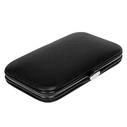 Manicure & Grooming Kit with Stainless Steel Tools and Case - Travel Friendly