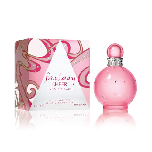 Britney Spears Fantasy Sheer Eau de Toilette Spray for Women 3.3 Fl Oz